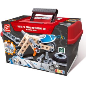 Jucarie din lemn - Set de constructie motociclete