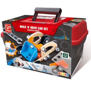 Jucarie din lemn - Set de constructie masini