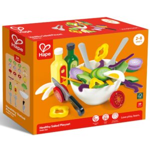 Jucarie din lemn - Set salata (39 piese)