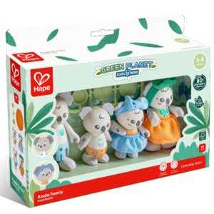 Jucarie din lemn - Familia de Koala (10 piese)