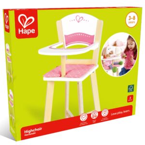 Jucarie din lemn - Scaun inalt pentru papusi