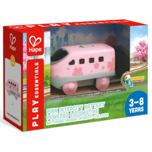 Jucarie - Locomotiva roz alimentata cu baterii