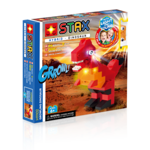 Jucarie - Seturi de constructie cu lumini si sunete Stax - Dinozaur