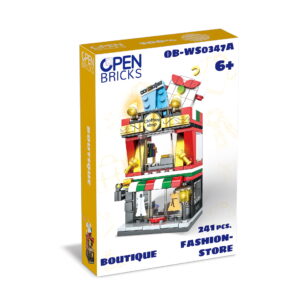 Set de constructie de jucarie - Magazin de haine (241 piese)