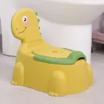 Olita Dino Galben cu Spatar Vas Detasabil si Design Ergonomic pentru Copii