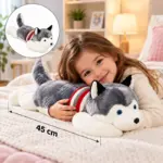 Jucarie Plus Catel Husky Pufos Perna Lunga 45 cm Jucarie Plus Catel Husky Pufos Perna Lunga 45 cm