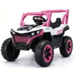 Masinuta Electrica Buggy ATV Off-Road cu Roti Mari Design Sport Roz pentru Copii