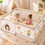 Tarc de Joaca XXL pentru Copii 200 x 150 cm cu 60 Bile Tarc de Joaca XXL pentru Copii 200 x 150 cm cu 60 Bile