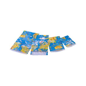 Punga cadou din hartie - Harta Lumii (L-plus - 23 x 33 x 4+6cm)